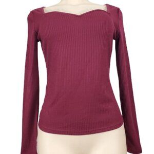 Shein SXY women's maroon top size S